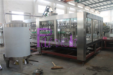 Linha de produção de vidro 40 cabeça do vinagre do controle do PLC da máquina de engarrafamento