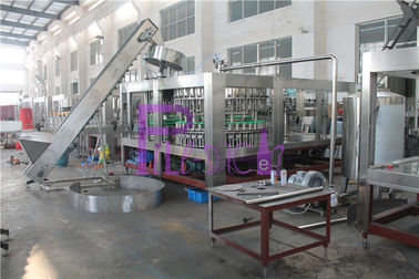 Linha de produção de vidro 40 cabeça do vinagre do controle do PLC da máquina de engarrafamento