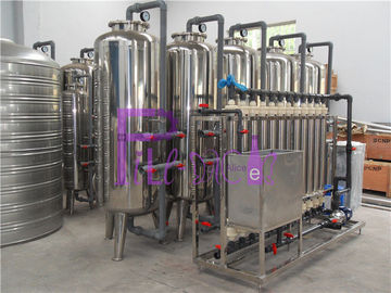 Água mineral do esterilizador UV que refina o equipamento automático do tratamento da água da máquina