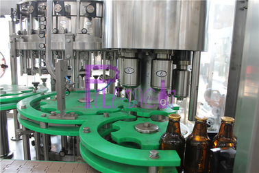 Vidro automático máquina de enchimento engarrafada da cerveja, enchimento equilibrado de Monoblock da pressão