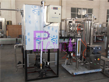 Linha de produção carbonatada elétrica bebida da bebida da cerveja que faz a máquina