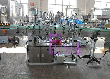 PLC esparadrapo da máquina de etiquetas da garrafa de aço inoxidável sistema controlado