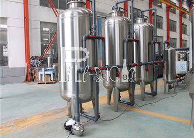 Sistema de aço inoxidável automático do tratamento da água de 10000LPH F para a água potável