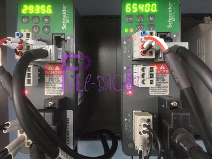 Controle programável do PLC da máquina principal dobro do aplicador da luva do estiramento 7