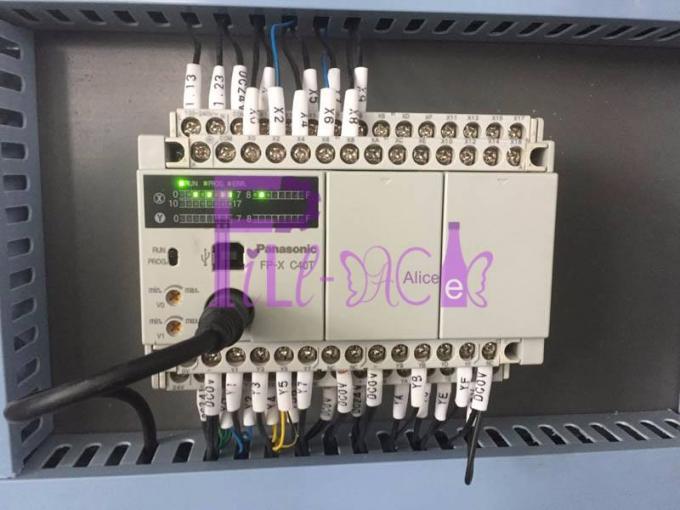 Controle programável do PLC da máquina principal dobro do aplicador da luva do estiramento 9