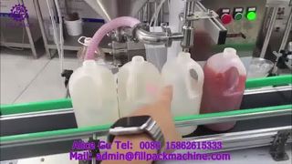 Máquina de enchimento de concentrado de bomba de rotor de cabeça única em linha 2185 J80