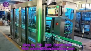2238 L18 Máquina de enchimento automática de pistão de 6 cabeças com rastreamento linear