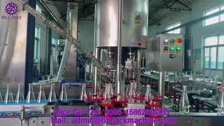2217 J118 Máquina tampadora automática de 4 cabeças para tampas de alumínio