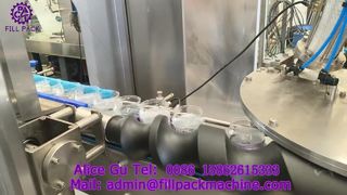 2126 J40 Máquina de selagem de quatro cabeças para latas de plástico automáticas e fáceis de abrir