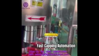 2215 J118 Máquina tampadora automática de 6 cabeças para tampas com aba lateral