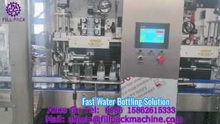 Máquina etiquetadora automática de manga e bandeja de material duplo de cabeça dupla 2146 M6