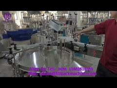 Máquina rotativa automática de alimentação, enchimento e tampagem de garrafas de duas fileiras 2188 M10