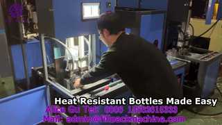 2030 K1 Ucrânia Máquina sopradora de garrafas semiautomática resistente ao calor