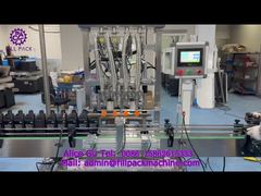 Máquina de enchimento de 4 estações de óleo de pistão linear 2157 J112