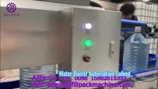 2032 J11 Iraque Grande Barril de Água Três em Um Enchimento em Linha Reta, Rotulagem, Rotulagem de Manga e