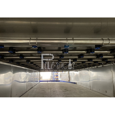 Equipamento automático quente do túnel refrigerando do pasteurizador da máquina de enchimento 20000BPH