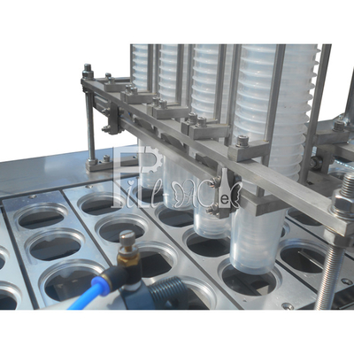 8 linhas dispositivo de empacotamento de selagem de enchimento da planta da máquina da selagem da lavagem automática do copo