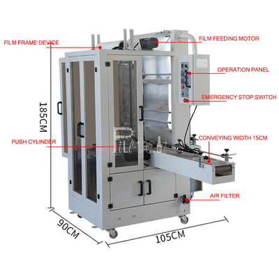 A máquina de empacotamento L do envolvimento de psiquiatra do filme do PE tipo bebida da cerveja da água mineral do ANIMAL DE ESTIMAÇÃO pode