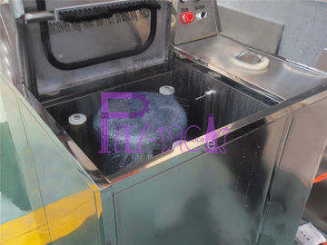 interno 300BPH semi automático - máquina de enchimento exterior 304 de aço inoxidável da água de 5 galões
