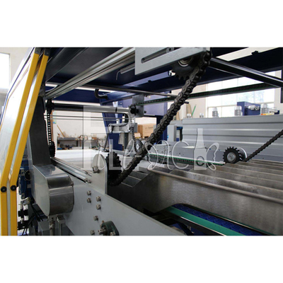 Envoltório linear totalmente automático do psiquiatra para o equipamento plástico da embalagem da garrafa com filmes impressos