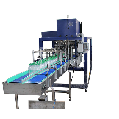 Envoltório linear totalmente automático do psiquiatra para o equipamento plástico da embalagem da garrafa com filmes impressos
