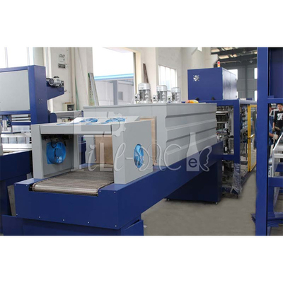 Envoltório linear totalmente automático do psiquiatra para o equipamento plástico da embalagem da garrafa com filmes impressos