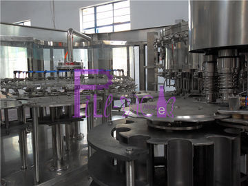 3 em 1 água de soda carbonatou o equipamento de engarrafamento 2000-12000BPH da bebida da máquina de enchimento
