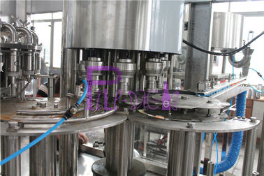 3 em 1 máquina de engarrafamento de Monoblock Não-carbonataram a bebida com controle do PLC