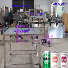 A máquina do enchimento de lata de alumínio do refresco, anúncio publicitário pode equipamento da selagem