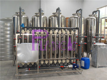 Água mineral do esterilizador UV que refina o equipamento automático do tratamento da água da máquina