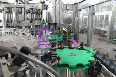 Equipamento japonês do engarrafamento de cerveja do PLC para o tampão do anel de tração da garrafa de vidro