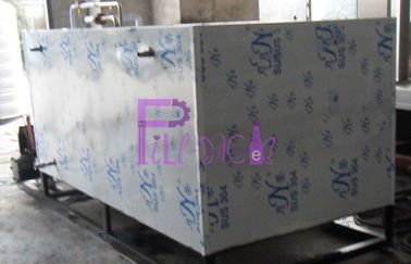 A linha de processamento indústria do refresco SUS304 ventilou o tanque de congelação 0 - da água o ℃ 5