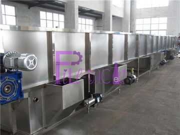 Indústria de bebidas refrigerando do sistema do esterilizador do suco quente da máquina de embalagem da garrafa da bebida do enchimento