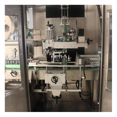 Única máquina de etiquetas principal 150BPM da luva do psiquiatra completamente automática para a garrafa do PVC