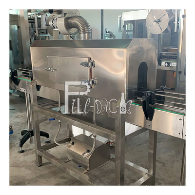 Única máquina de etiquetas principal 150BPM da luva do psiquiatra completamente automática para a garrafa do PVC