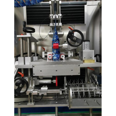 Única máquina de etiquetas principal 150BPM da luva do psiquiatra completamente automática para a garrafa do PVC