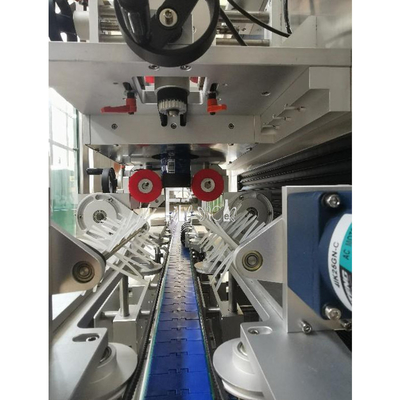Única máquina de etiquetas principal 150BPM da luva do psiquiatra completamente automática para a garrafa do PVC