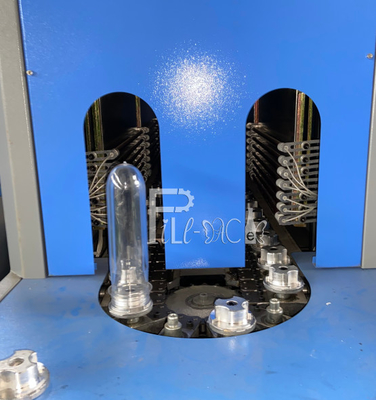 Máquina de moldagem por sopro PET semi automática 1 cavidade 2 sopradores + 1 aquecedor / equipamento de sopro de garrafas para 5 - 10L