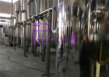 Sistema mineral do tratamento da água da filtragem do esterilizador UV com os tanques de armazenamento de aço inoxidável da água