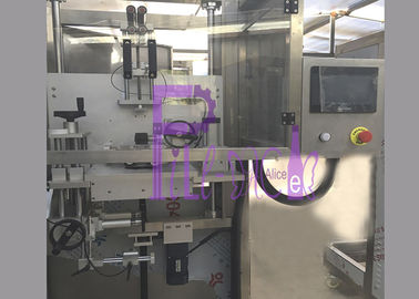 controle de aço inoxidável do PLC da máquina de etiquetas da garrafa do galão 0-50BPM