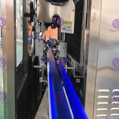 Máquina de etiquetas automática completa da luva do psiquiatra cabeça dobro para o corpo com psiquiatra do vapor