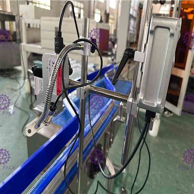 2 cabeças 120m/Min Inkjet Date Coder Machine com bocal ajustável