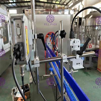 2 cabeças 120m/Min Inkjet Date Coder Machine com bocal ajustável