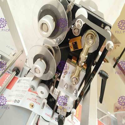 Labeler semi automático redondo esparadrapo da garrafa da máquina de etiquetas da garrafa