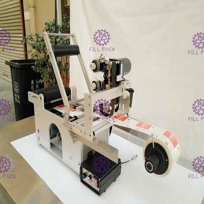 Labeler semi automático redondo esparadrapo da garrafa da máquina de etiquetas da garrafa