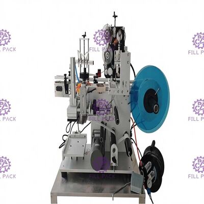 Máquina de etiquetas adesiva 1800BPH da garrafa da etiqueta semi automática para lados quadrados da garrafa 3