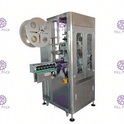 Calor da máquina de etiquetas da garrafa da luva do pescoço do PVC de 150BPM OPS - shrinkable