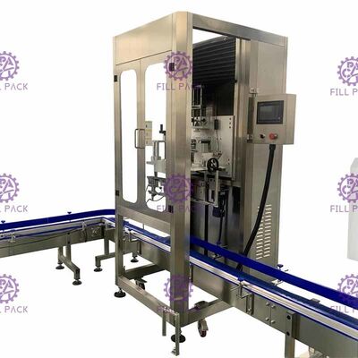 Máquina de rotulagem do Labeler do galão do único pescoço principal automatização completa 300BPM