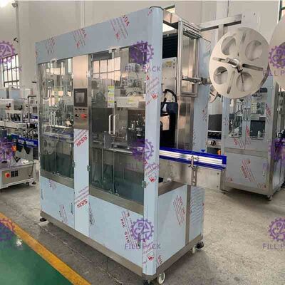 Controle programável do PLC da máquina principal dobro do aplicador da luva do estiramento