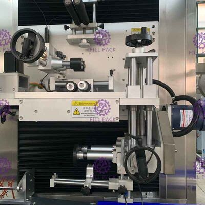 aplicador 400BPM da luva do motor de Panasonic da máquina de etiquetas da garrafa do animal de estimação 1L